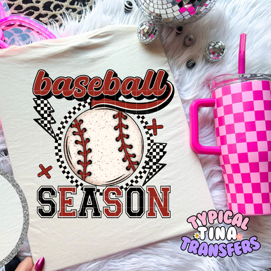 Baseball Season | DTF Screen Print | POD