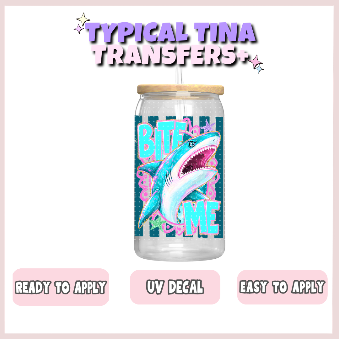 Bite Me (shark) | UV decals | POD