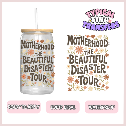 motherhood the beautiful disaster tour | UV decals | POD