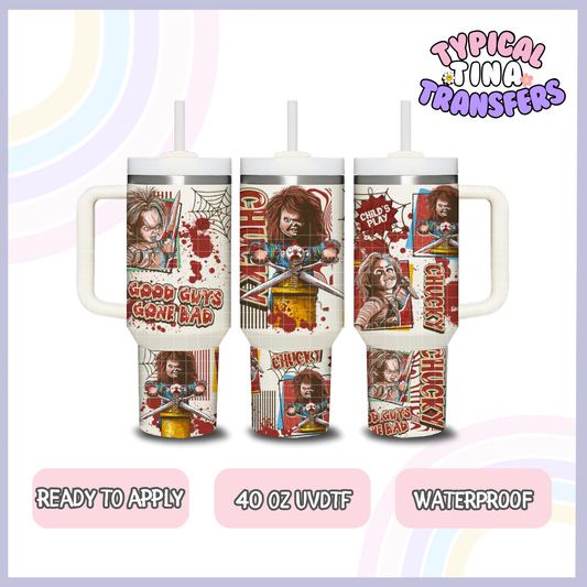 Chuck no lines | 40oz UVDTF Wrap | POD