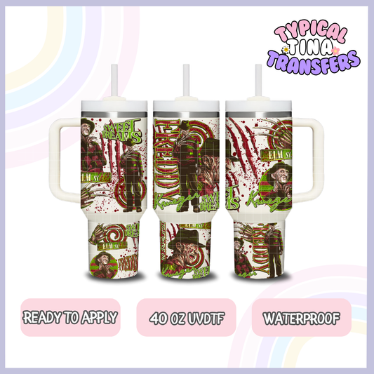 Fred - no lines | 40oz UVDTF Wrap | POD