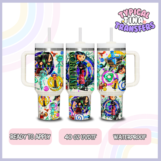 Cora | 40oz UVDTF Wrap | POD