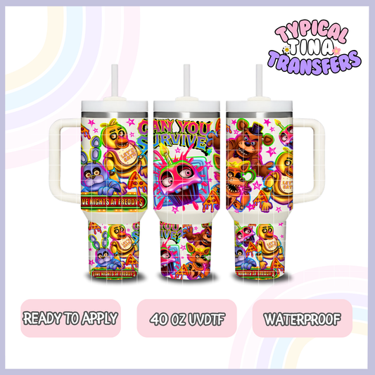 FNAF | 40oz UVDTF Wrap | POD