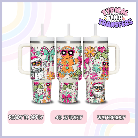 Groovy Gingerbread | 40oz UVDTF Wrap | POD