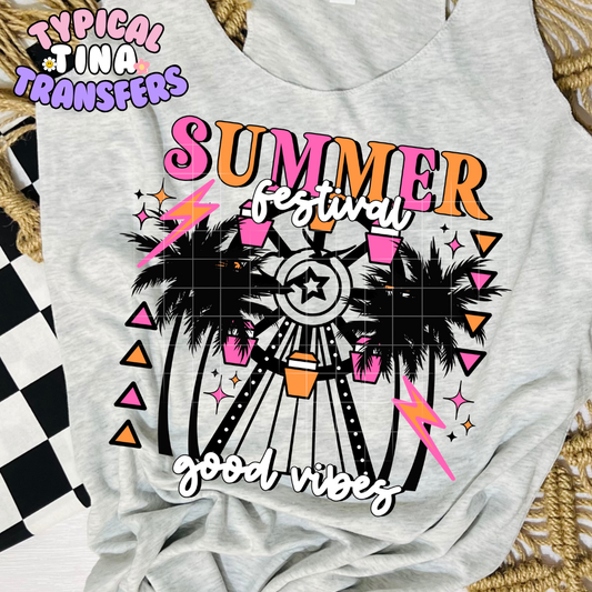 Summer Festival | DTF Screen Print | POD