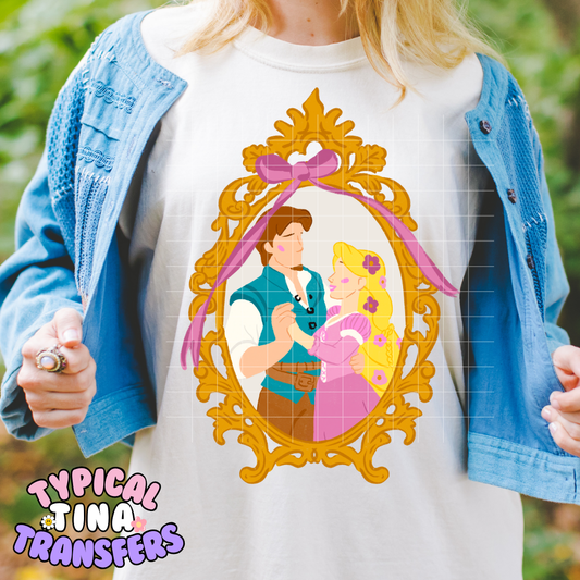 Mirror Tangled (bright) | DTF Screen Print | POD