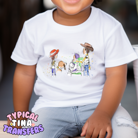 toys back | DTF Screen Print | POD