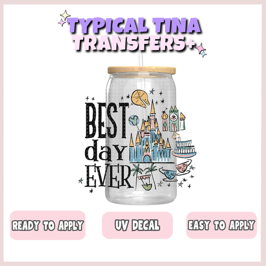 best day ever castle | UV decals | POD