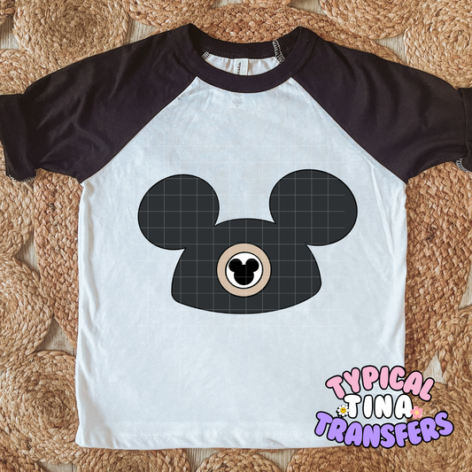 Mouse Ears Retro | DTF Screen Print | POD - choose design