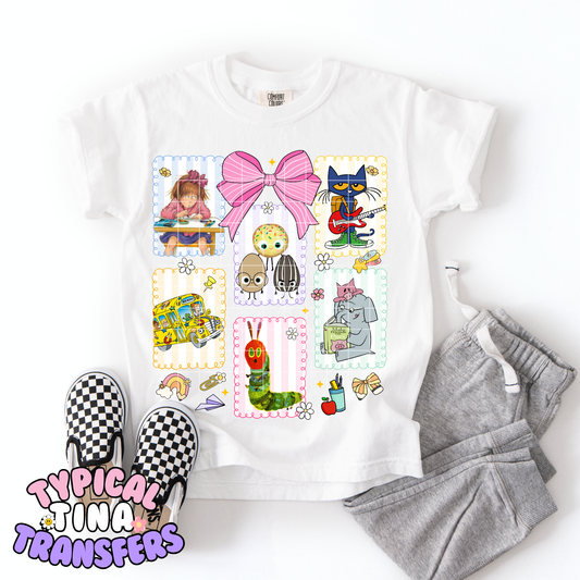 Story Book Kids Frames | DTF Transfer | POD