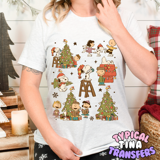 CB Christmas Trees Multi | DTF Transfer | POD