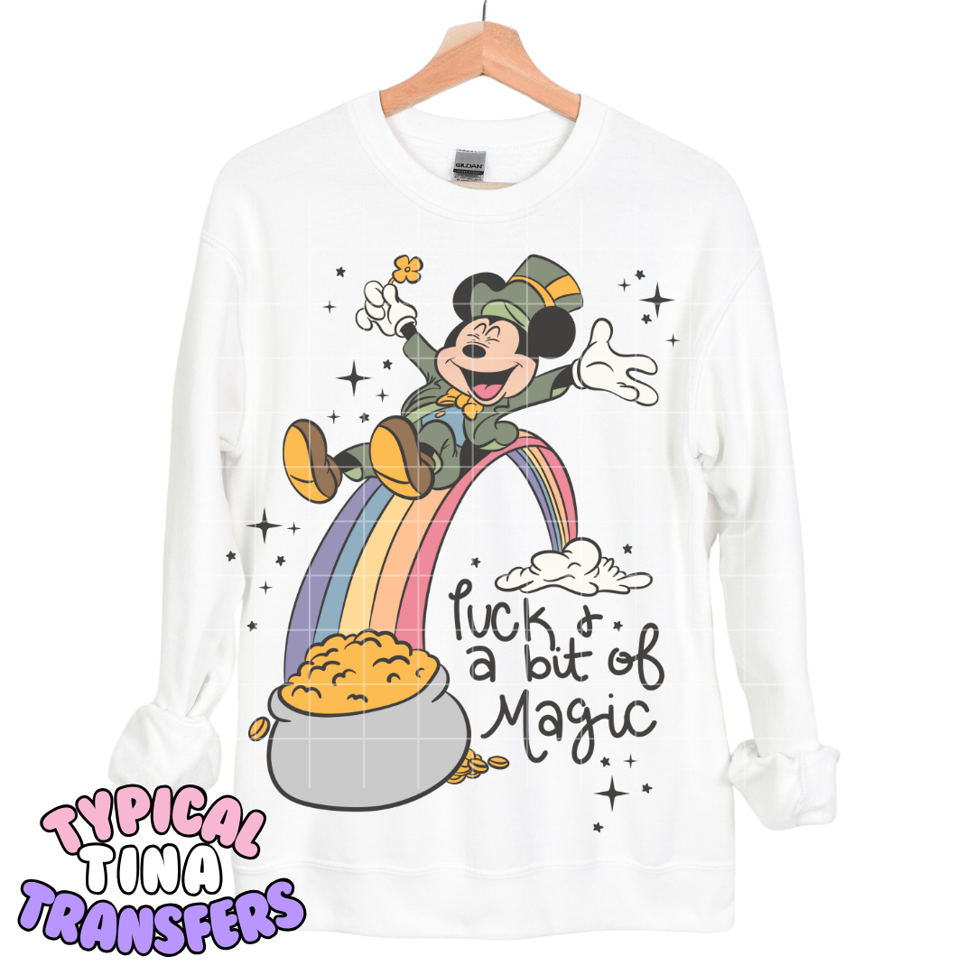 Lucky Mouse | DTF Transfers | POD