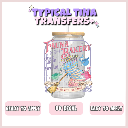 Fauna Bakery | UV decals | POD