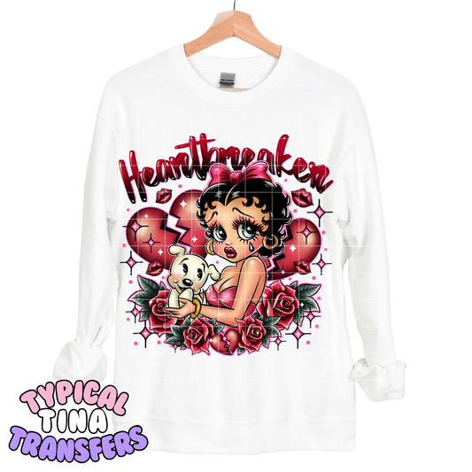 Heartbreaker Betty | DTF Transfers | POD