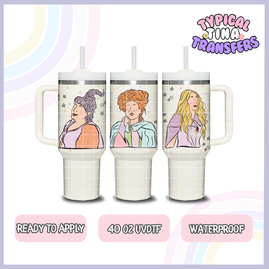 San Sisters | 40oz UVDTF Wrap | POD