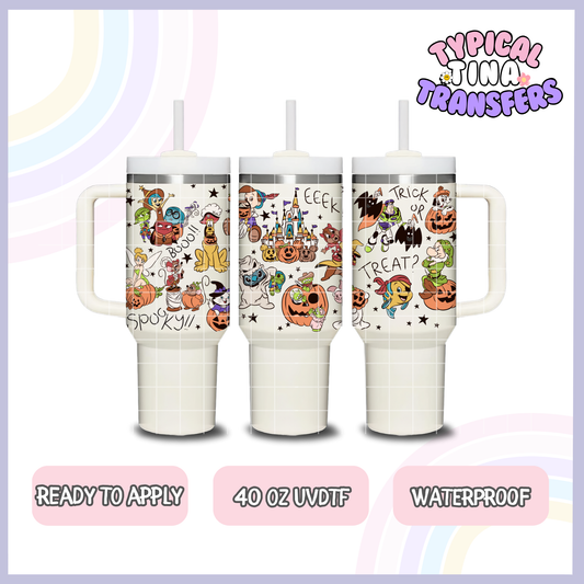 Magic Character Halloween | 40oz UVDTF Wrap | POD