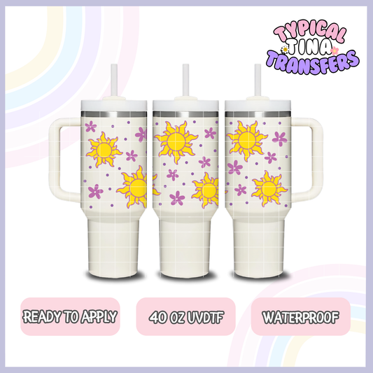 The lights - sun and stars | 40oz UVDTF Wrap | POD