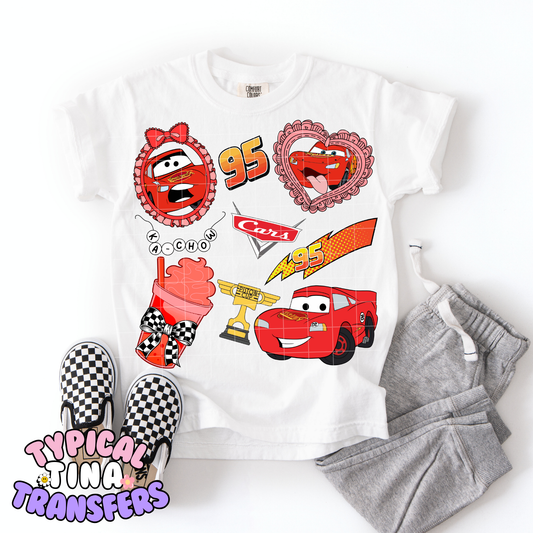 Mc Q Coquette red | DTF Transfer | POD