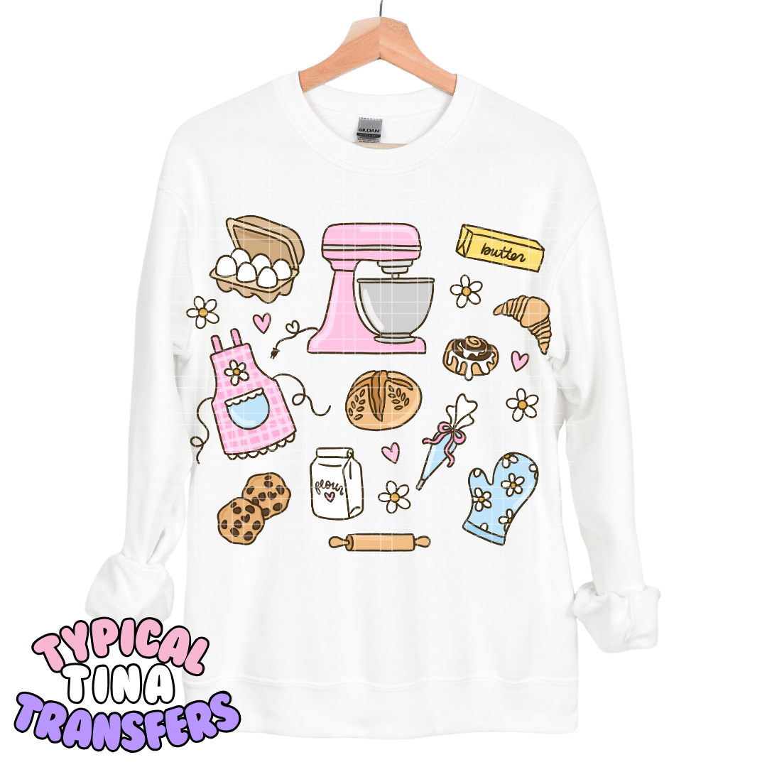 Baking girly | DTF Transfers | POD