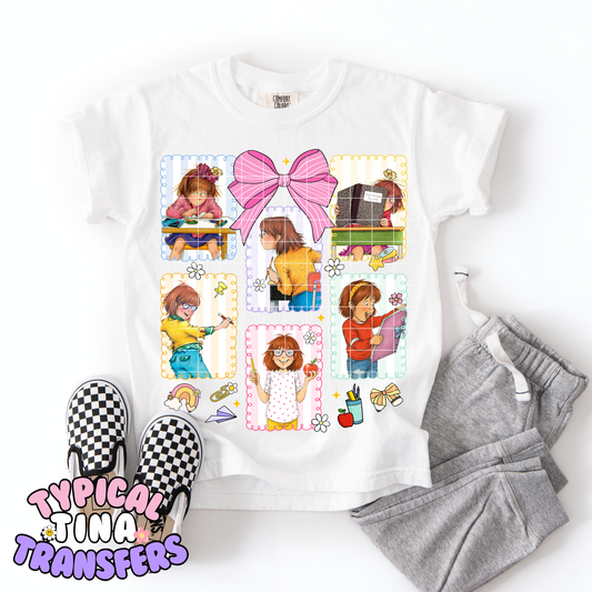 Story Book June Frames | DTF Transfer | POD