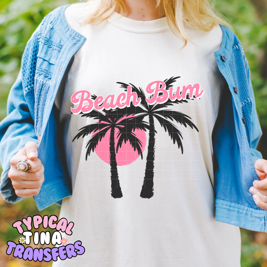 Beach Bum | DTF Screen Print | POD