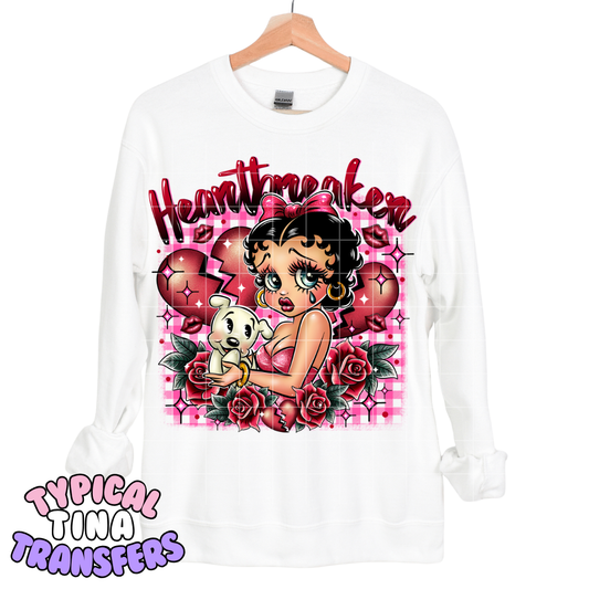 Heartbreaker Betty | DTF Transfers | POD