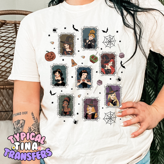Halloween Princess Frames | DTF Transfer | POD