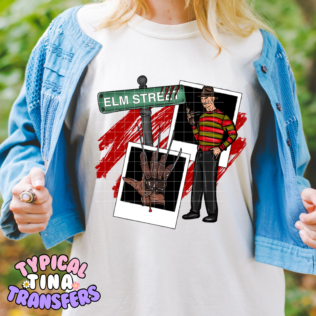 Polaroid Horror | DTF Screen Print | POD