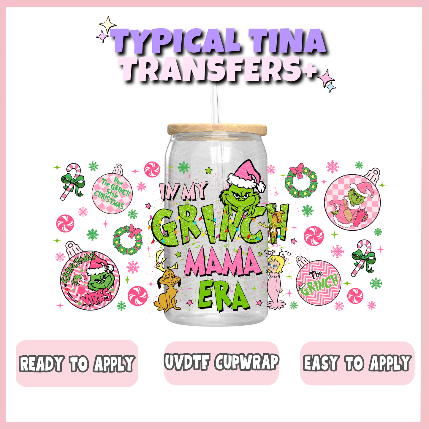UVDTF #3459 | 16oz UVDTF Wrap | POD