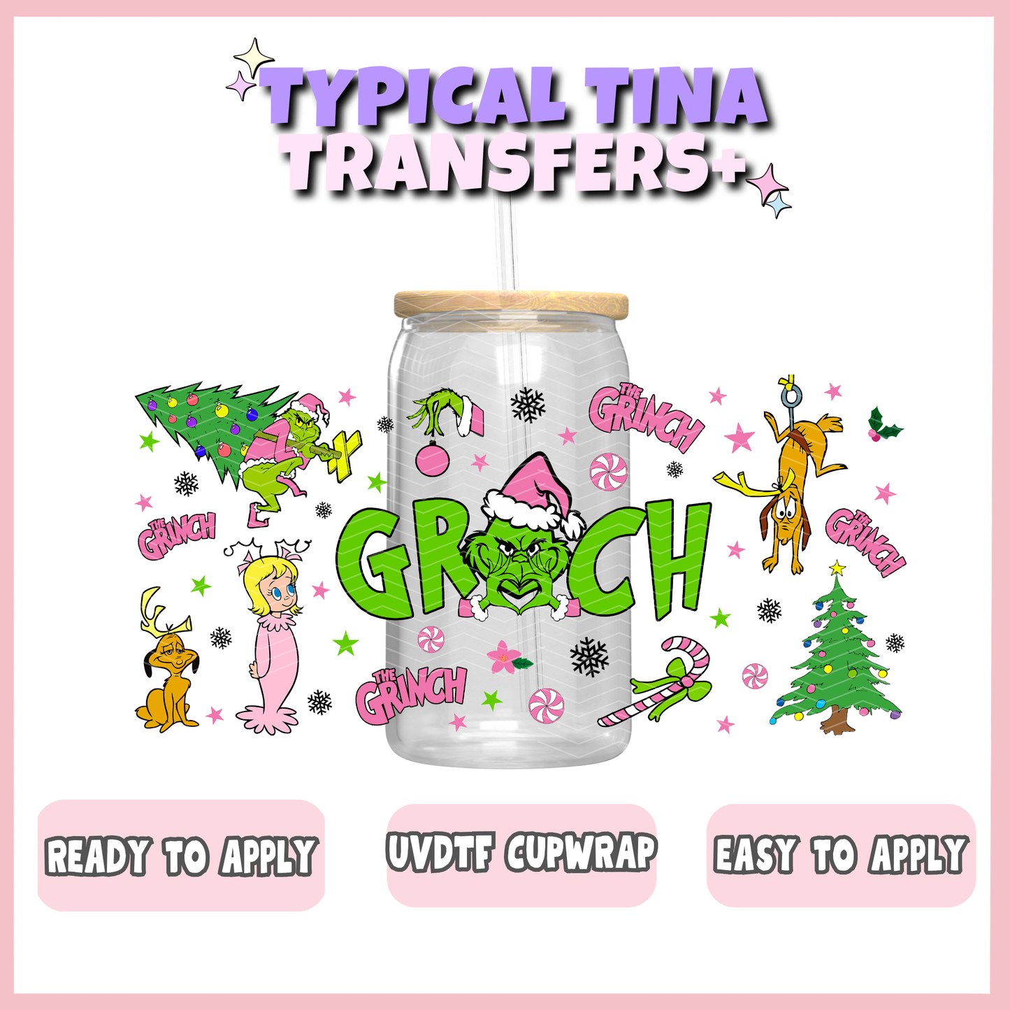 UVDTF #3463 | 16oz UVDTF Wrap | POD