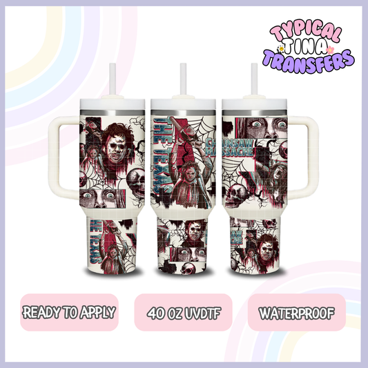 Texas -no lines | 40oz UVDTF Wrap | POD