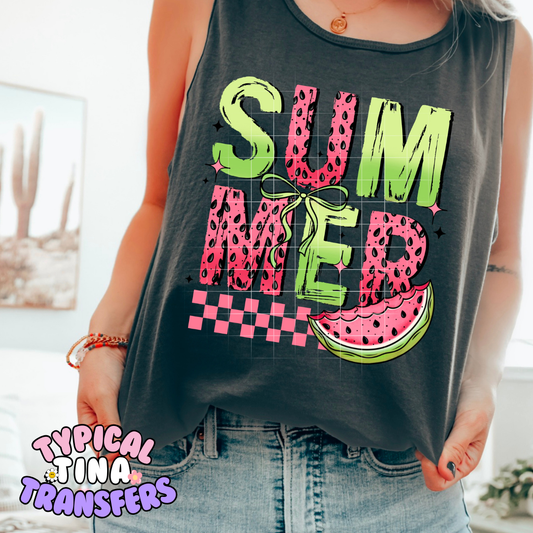 Summer watermelon | DTF Screen Print | POD