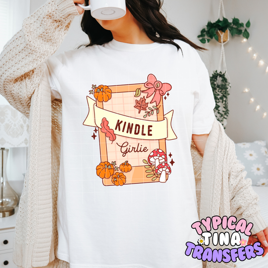 Kindle Girly Fall Vibes | DTF Transfer | POD