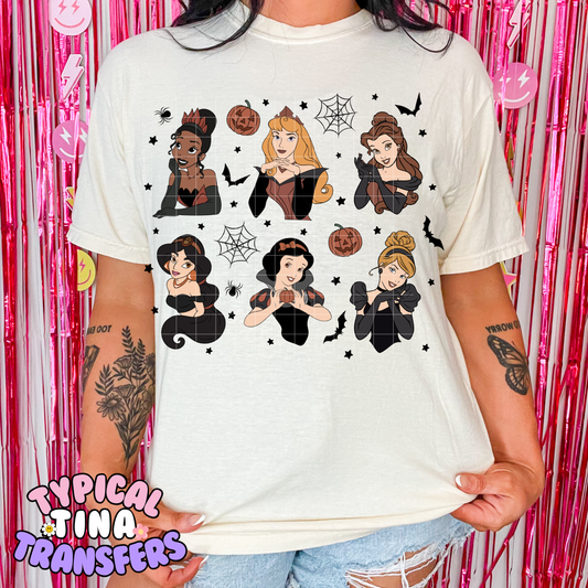 Princess and Halloween | DTF Transfer | POD