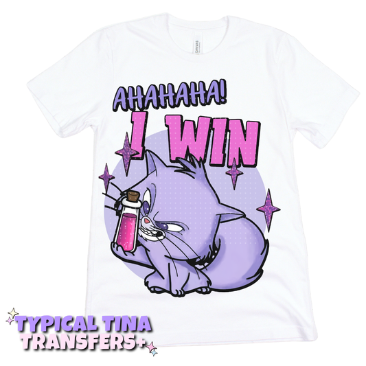 Ahahaha! I win | DTF Transfers | POD