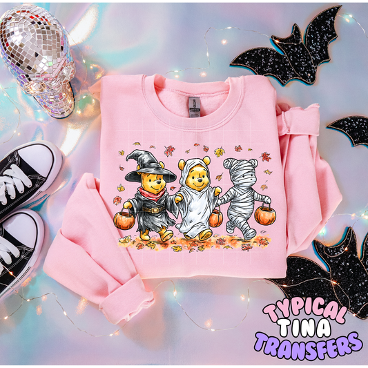 WP as Witch, Mummy and Ghost | DTF Transfer | POD