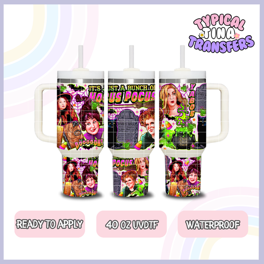 Hocus Witches | 40oz UVDTF Wrap | POD