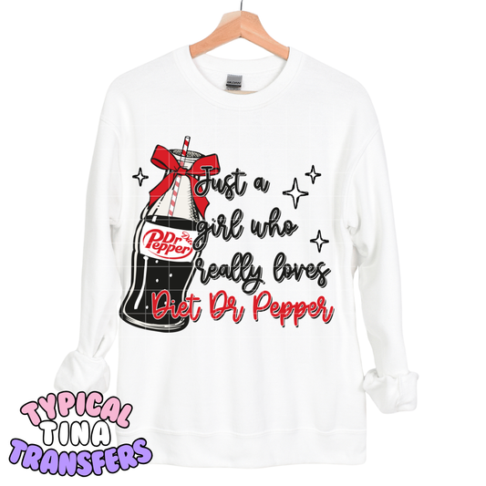 Just a girl who really loves Dt. Dr. P | DTF Transfers | POD