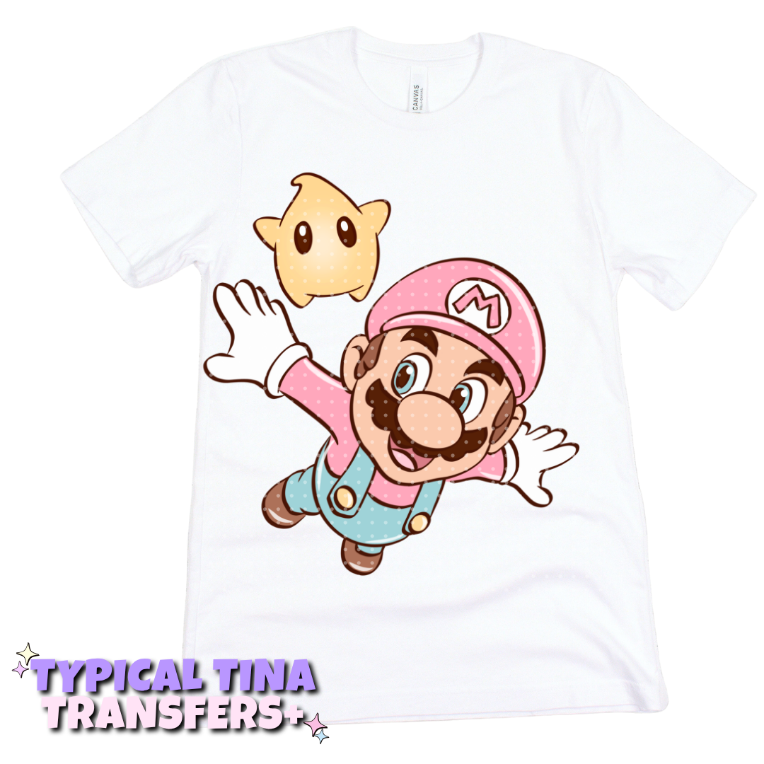 Super M with star | DTF Transfers | POD