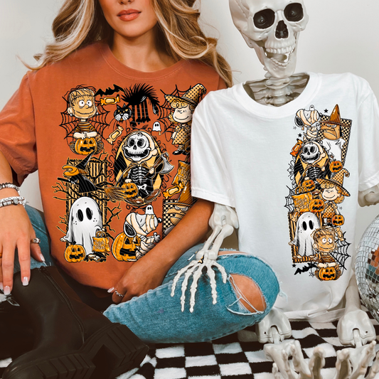 CB Halloween dress up tan/orange color option | DTF Transfer | POD