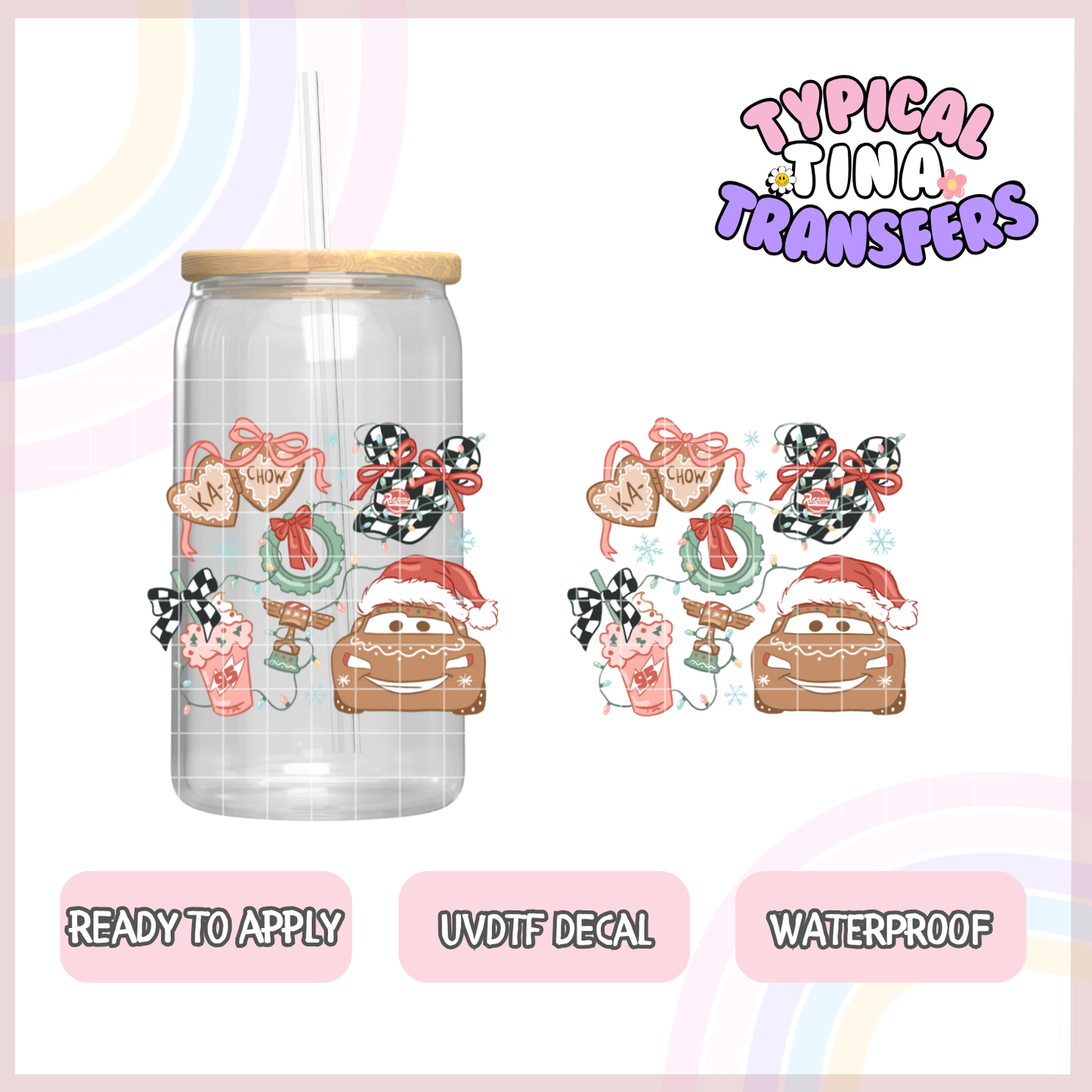 UVDTF Decal | 3"-4" decals | POD