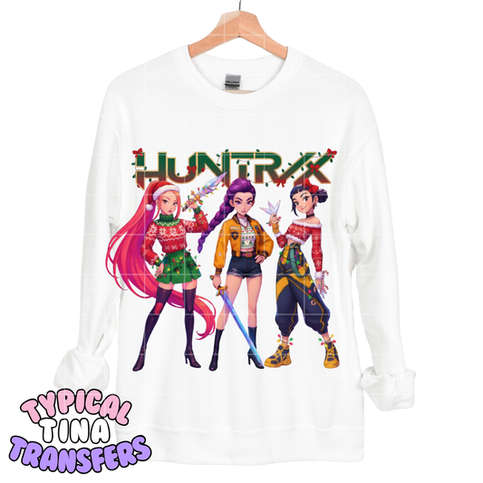 Huntr!x Xmas poses | DTF Transfers | POD