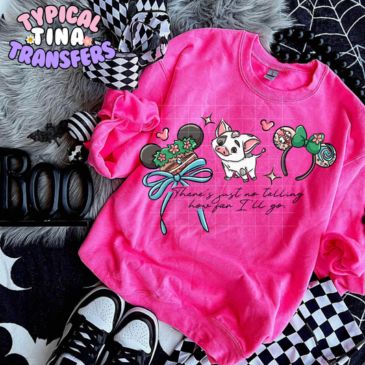 how far I'll go mouse hat and ears | DTF Transfer | POD