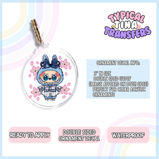 LA Labo florals | 3" Ornament Decal