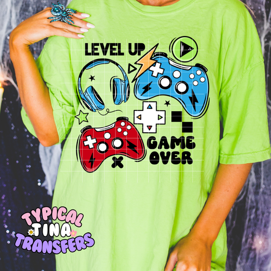 Level UP | DTF Screen Print | 11" Adult