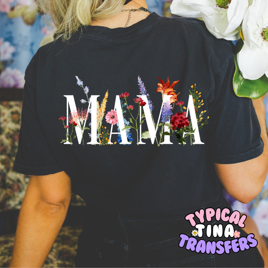 Mama Florals | DTF Screen Print | POD