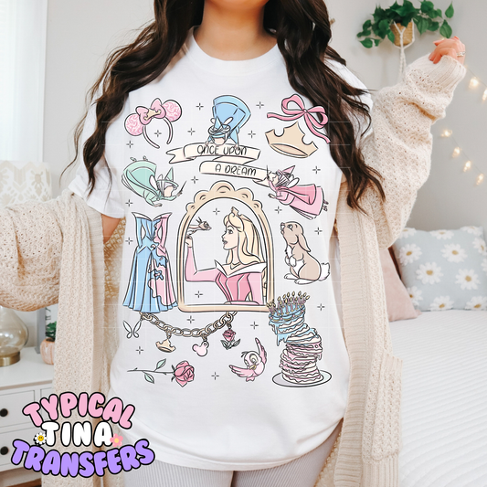 Princess Aur Mural | DTF Transfer | POD