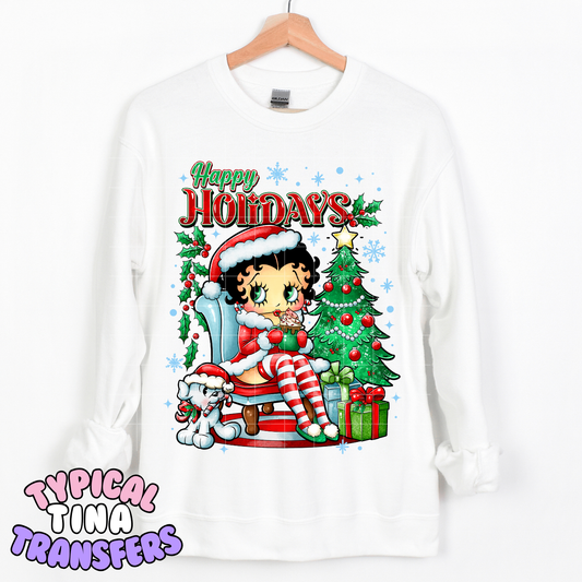 Betty b Christmas | DTF Transfer | POD