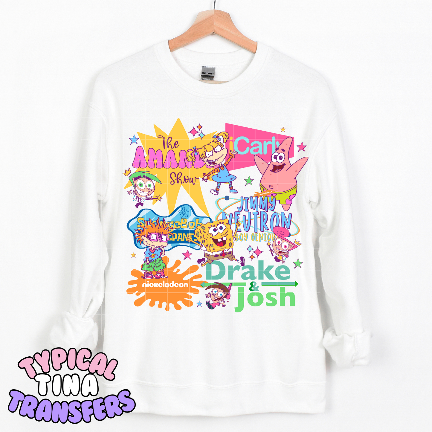 Classic Kids Cartoons Collage | DTF Transfer | POD