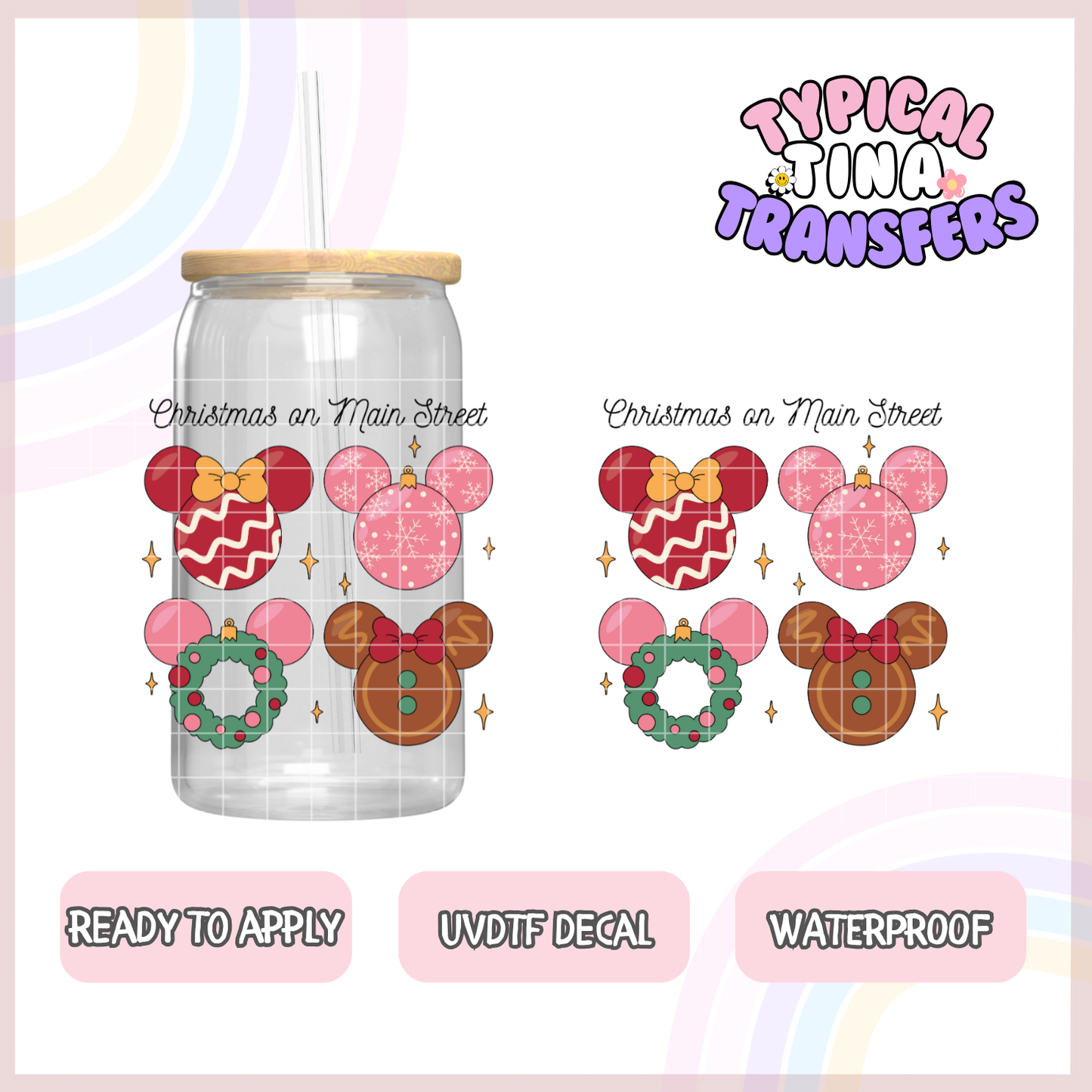 UVDTF Decal | 3"-4" decals | POD